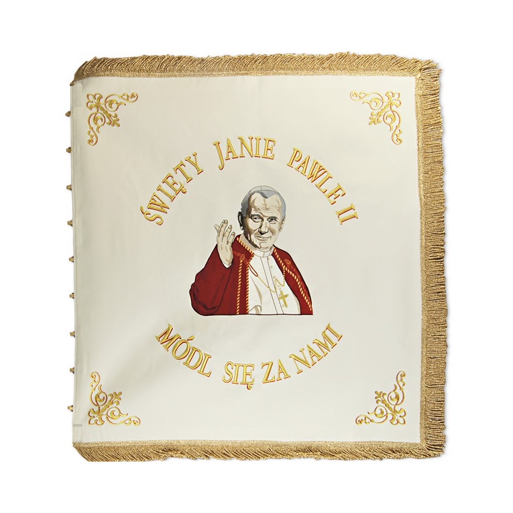 Banner SZ-13 - John Paul II/ Polish Emblem