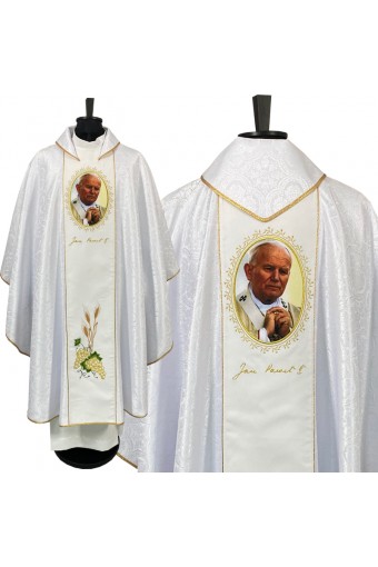 Chasuble 65d "Jean-Paul II"
