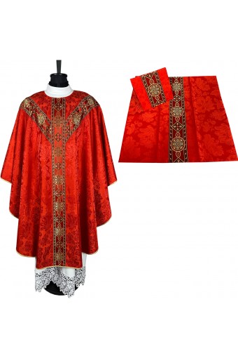 Chasuble 394 + Burse and Veil