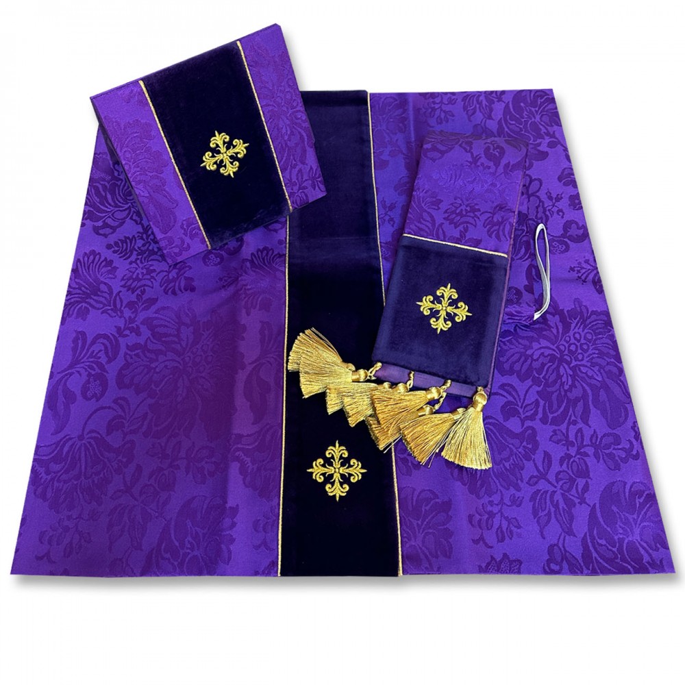 Burse Maniple and Chalice Veil Set BMV-2-d-1