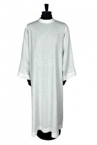 Natural linen Priest Alb A-44