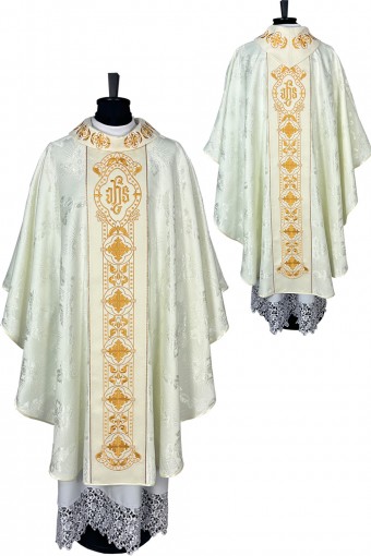 Chasuble 335 ecru belt