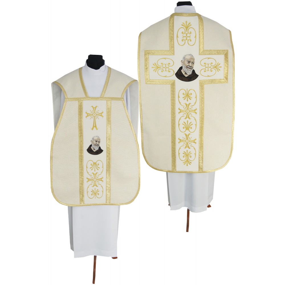 Chasuble 268 romaine "Father Pio"