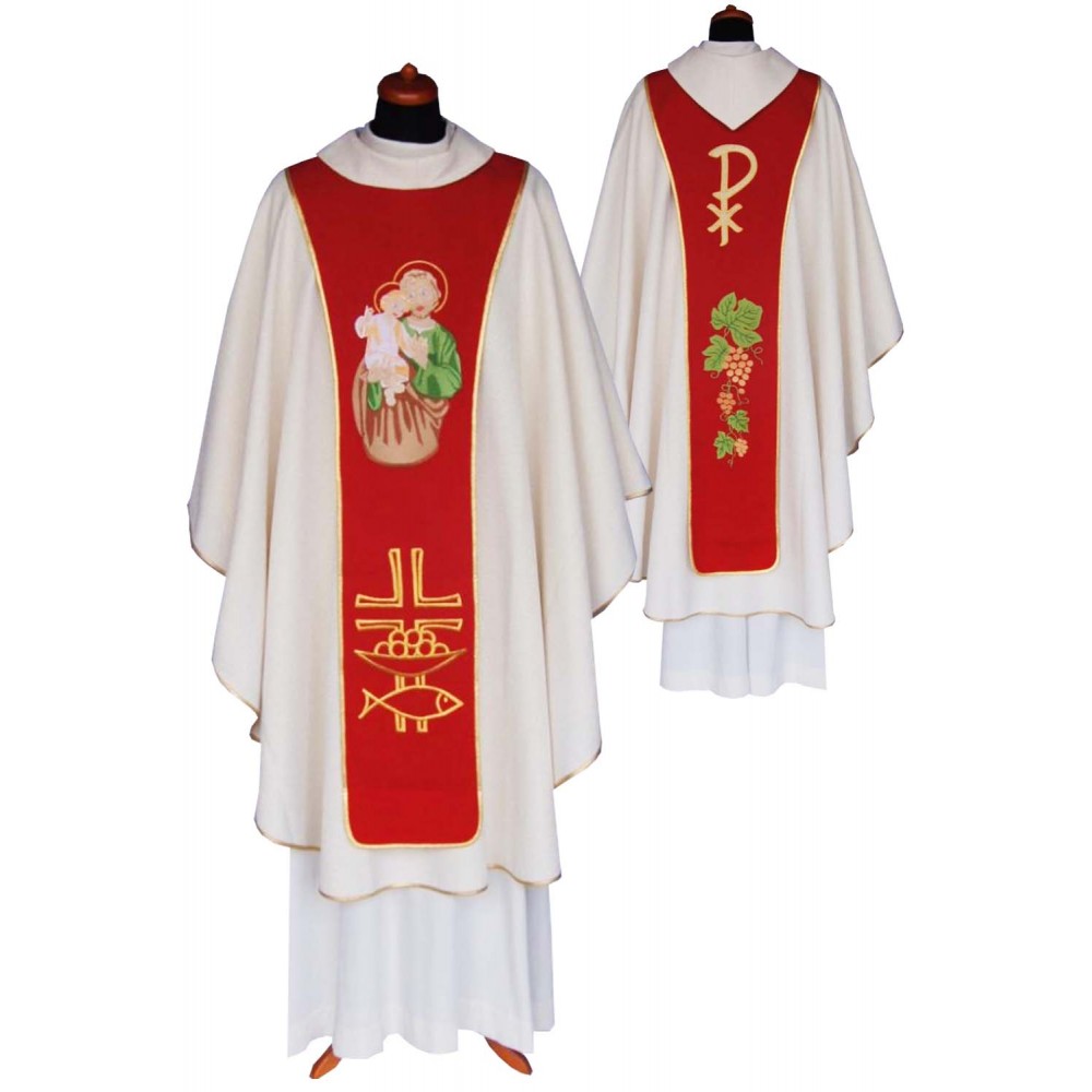 Ceinture chasuble à enfiler 4 "St. Joseph"