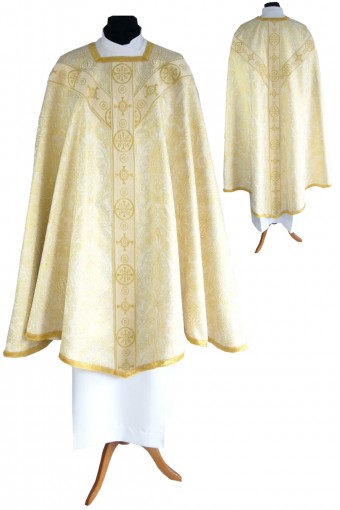 Chasuble conique doré clair 2
