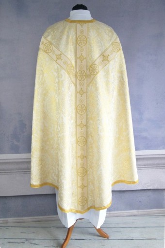 Light-Golden Conical chasuble 2