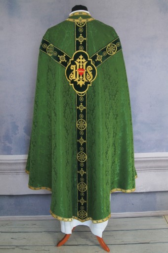 Green Conical chasuble 1