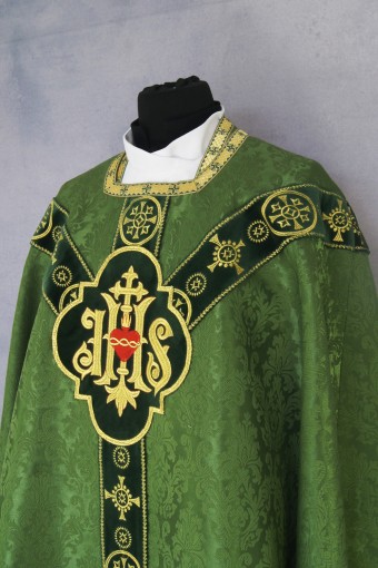 Green Conical chasuble 1