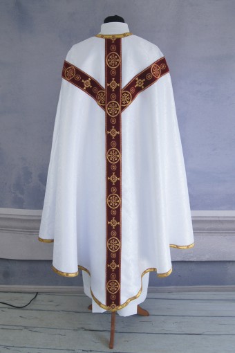 Chasuble conique blanche 2