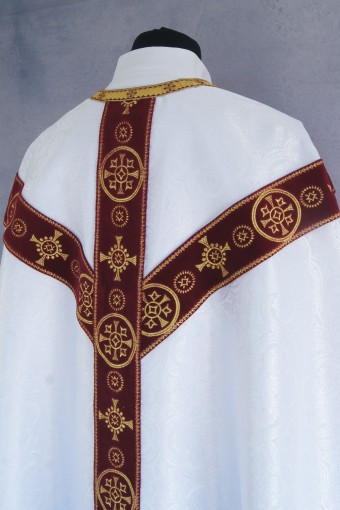 Chasuble conique blanche 2