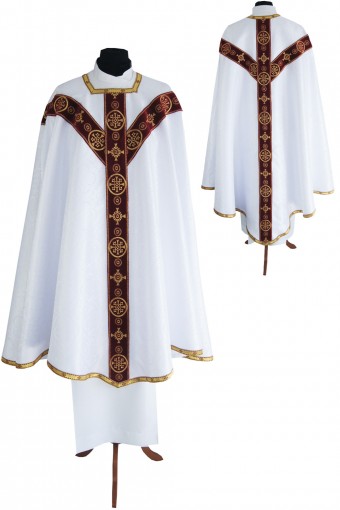 Chasuble conique blanche 2