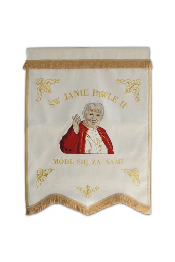 Bannière de l'Église Ch-1-LE DEVANT- Jean-Paul II Mère de Dieu