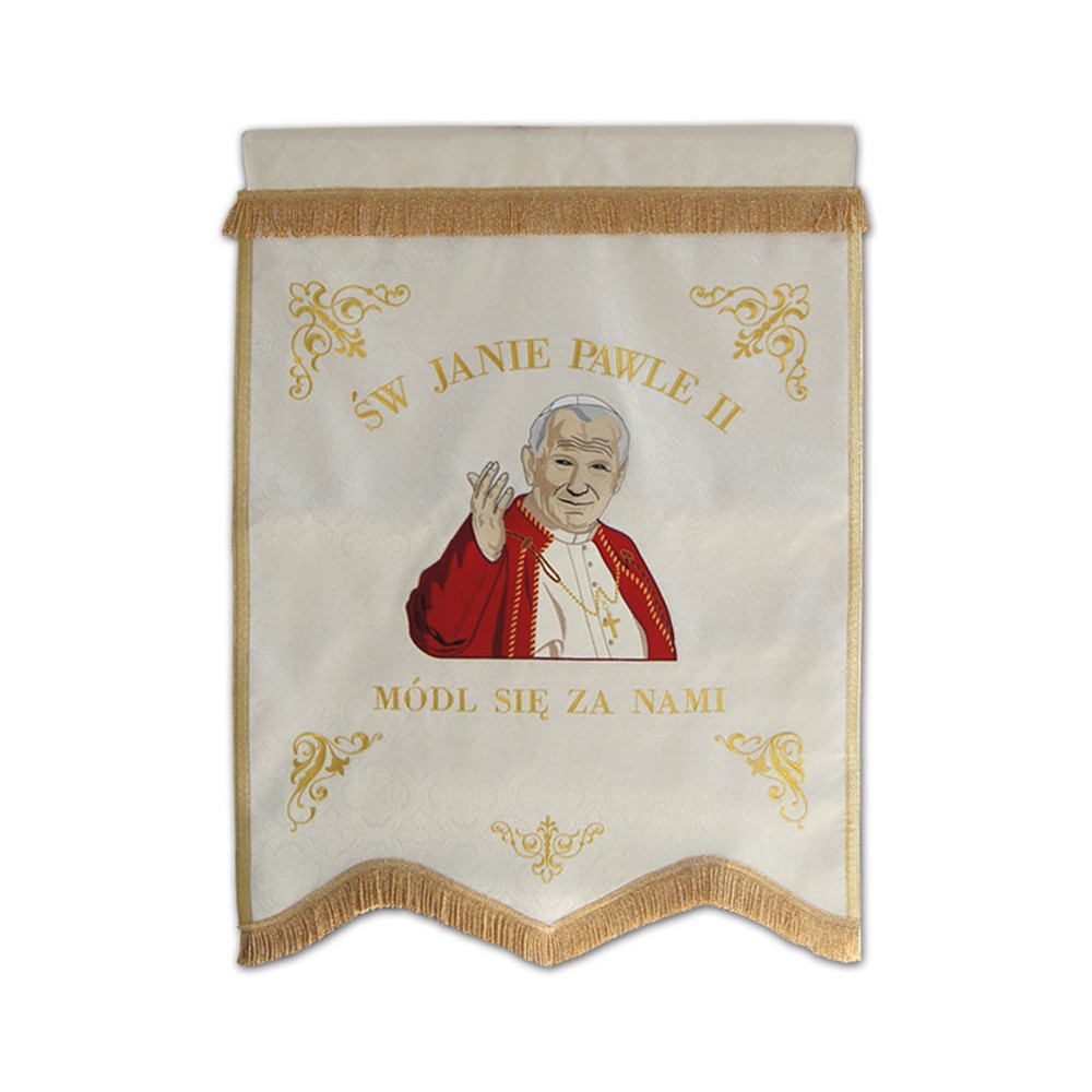 Banner Ch-1 -VORDERSEITE- Johannes Paul II. Mutter Gottes