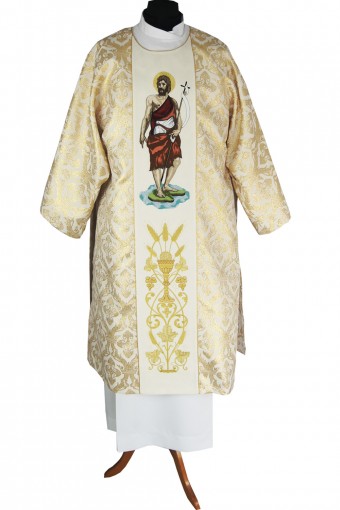 Dalmatic 329 "John the Baptist" - golden crowns
