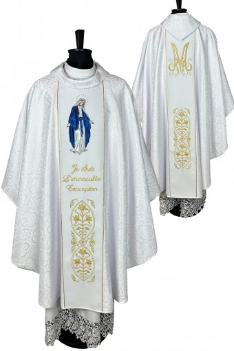 Chasuble 344 "The blessed Virgin Mary"