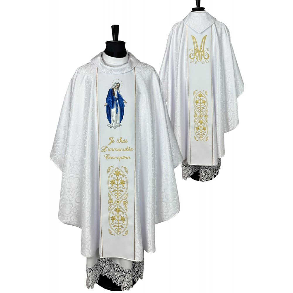 Chasuble 344 "The blessed Virgin Mary"