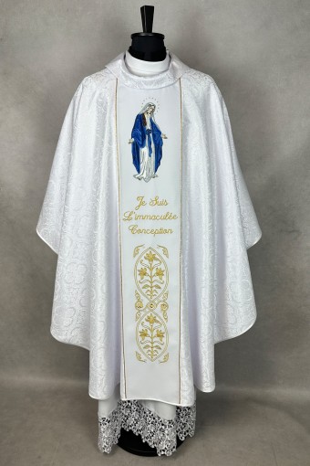 Chasuble 344 "The blessed Virgin Mary"