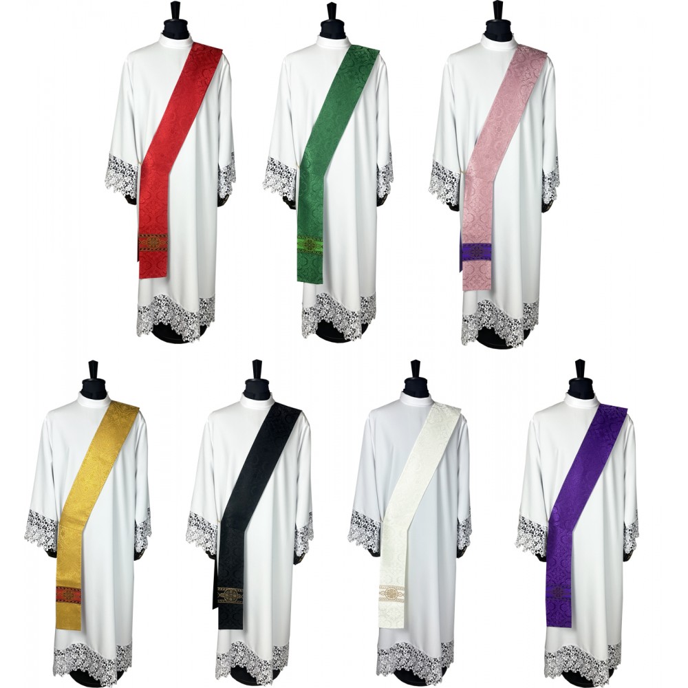 A set of 7 deacon Stoles S- 134