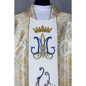 Marienkasel 121 GOLDENE ROSETTE