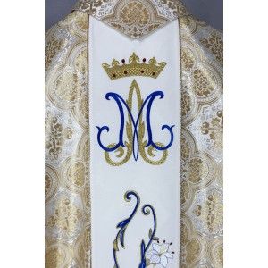 Marian Chasuble 121 GOLDEN ROSETTE