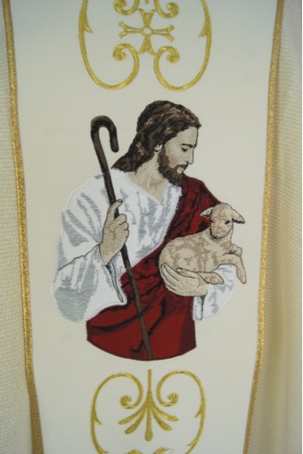Pas Nakładany 6 na Ornat  "Chrystus Pasterz"