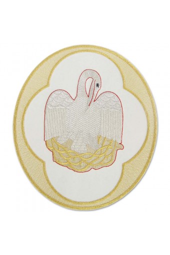 Sewn-on embroidery applique 21