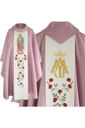 Chasuble 177d rose "Our...