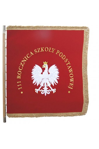 Sztandar Sz- 6 "Jan Paweł II/ Godło Polski"