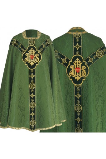 Green Conical chasuble 1